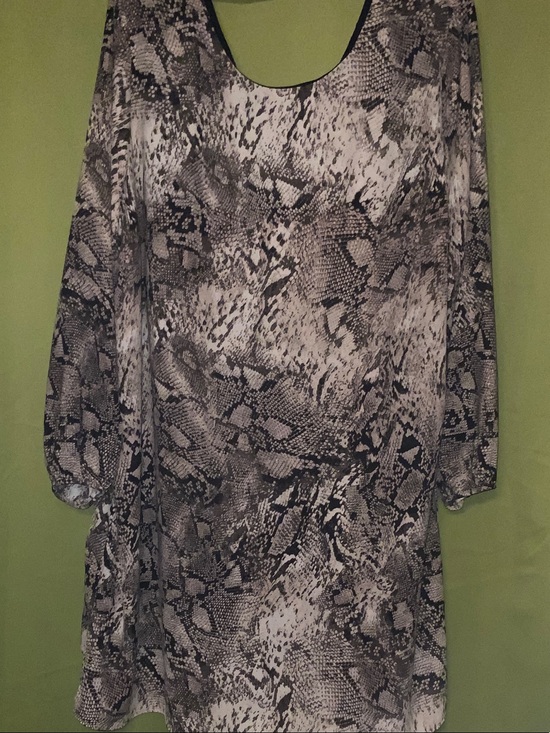 Dex Dresses & Skirts - Dex Snake Print Long Sleeve Women’s Dress